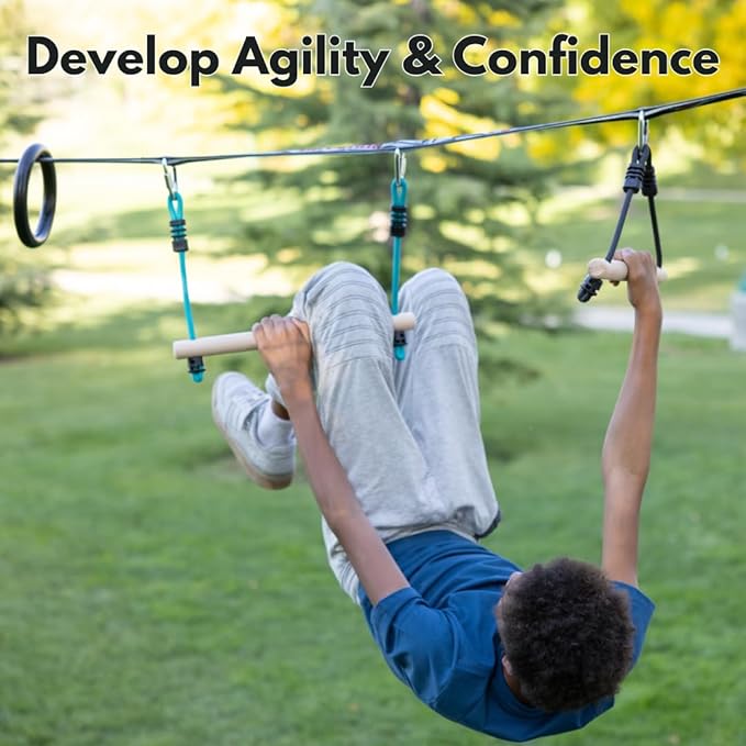 Complete backyard zipline kits